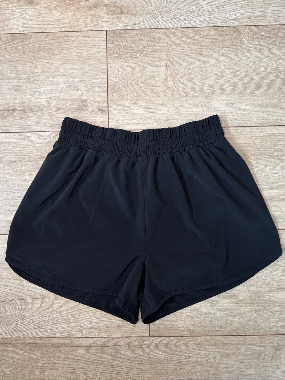 Beyond Yoga Women's Black Elastic-Waist Athletic Shorts